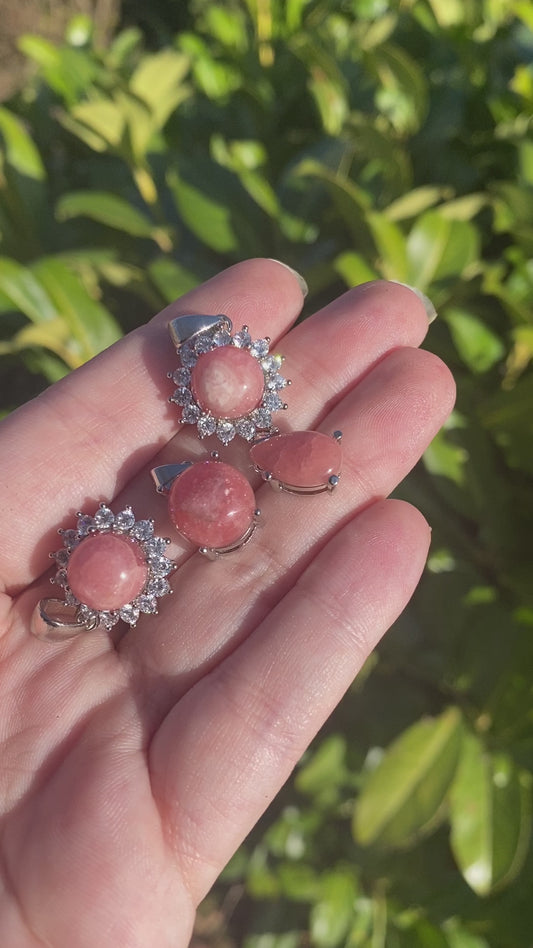 Rhodochrosite Pendants (RARE)