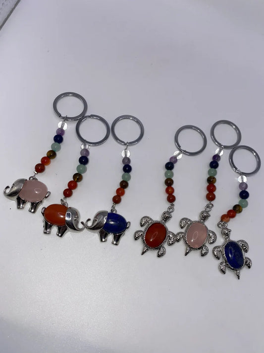 Chakra Crystal Keychains