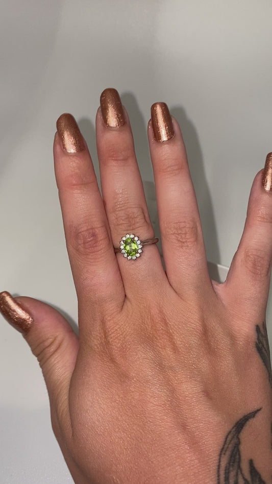 Peridot rings (olivine)