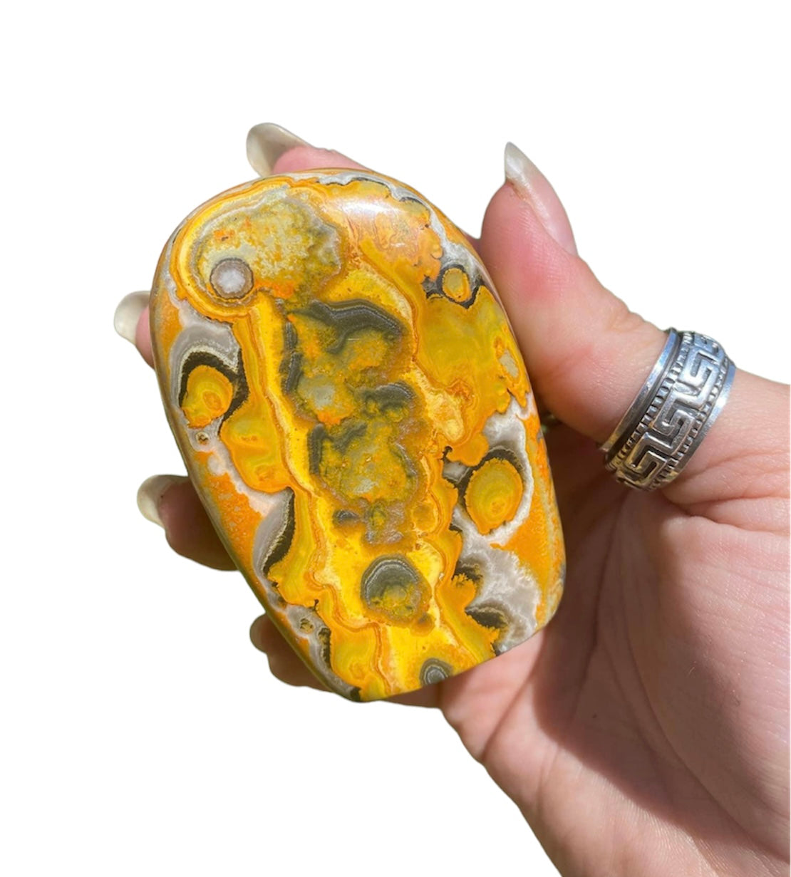 Bumble Bee Jasper Freeforms (RARE)