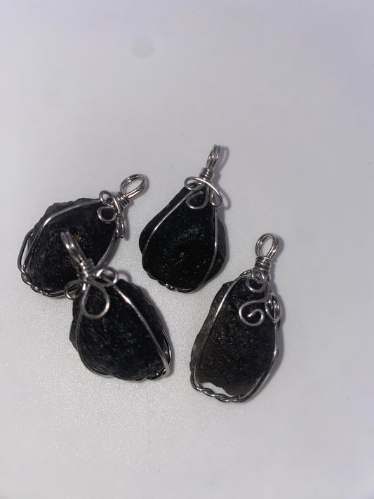 Colombianite tektite pendants (RARE)