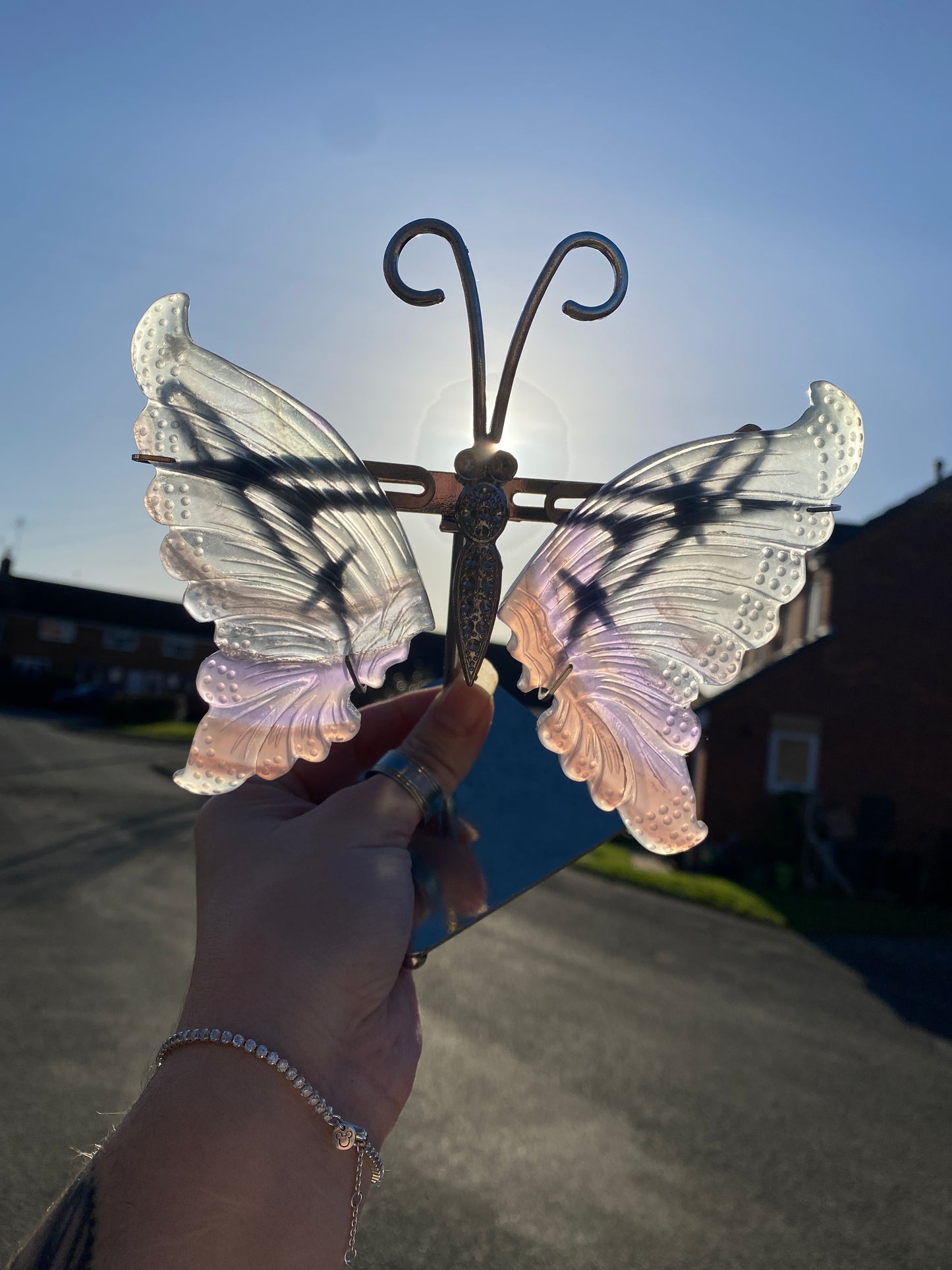 Pastel Fluorite Butterfly Wings (RARE)