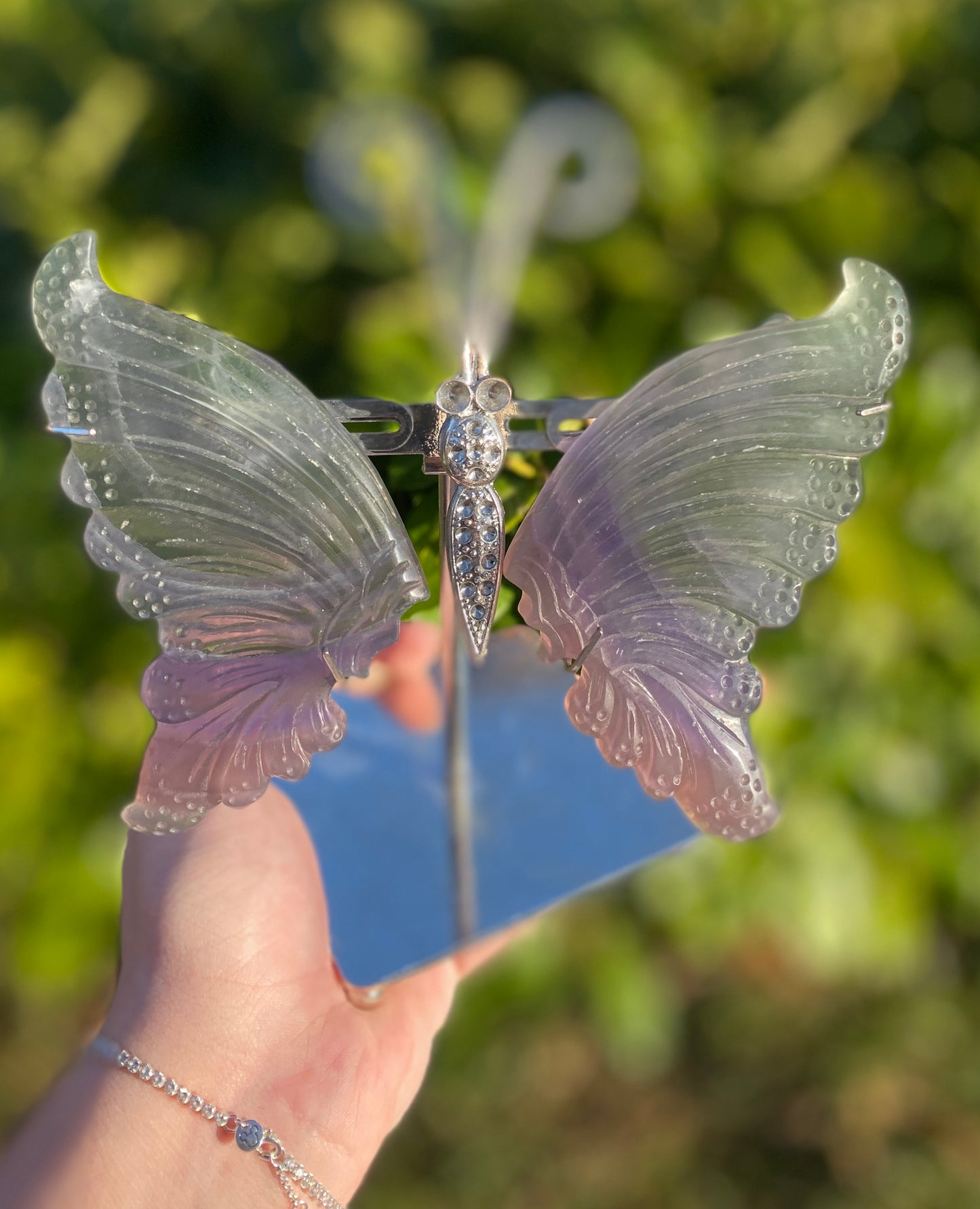 Pastel Fluorite Butterfly Wings (RARE)