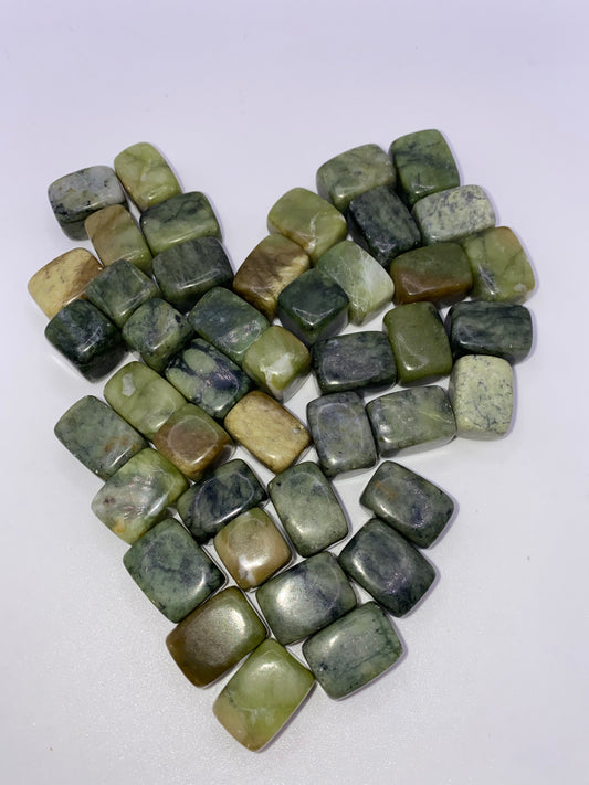 Green Jade Cubes