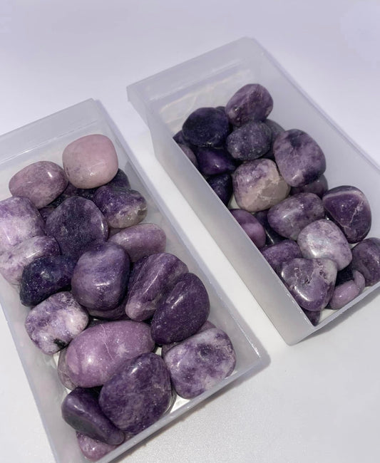 Lepidolite Tumbles