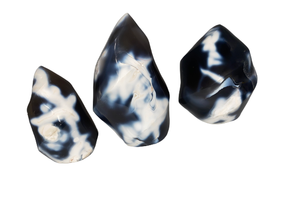 Orca Agate Flames