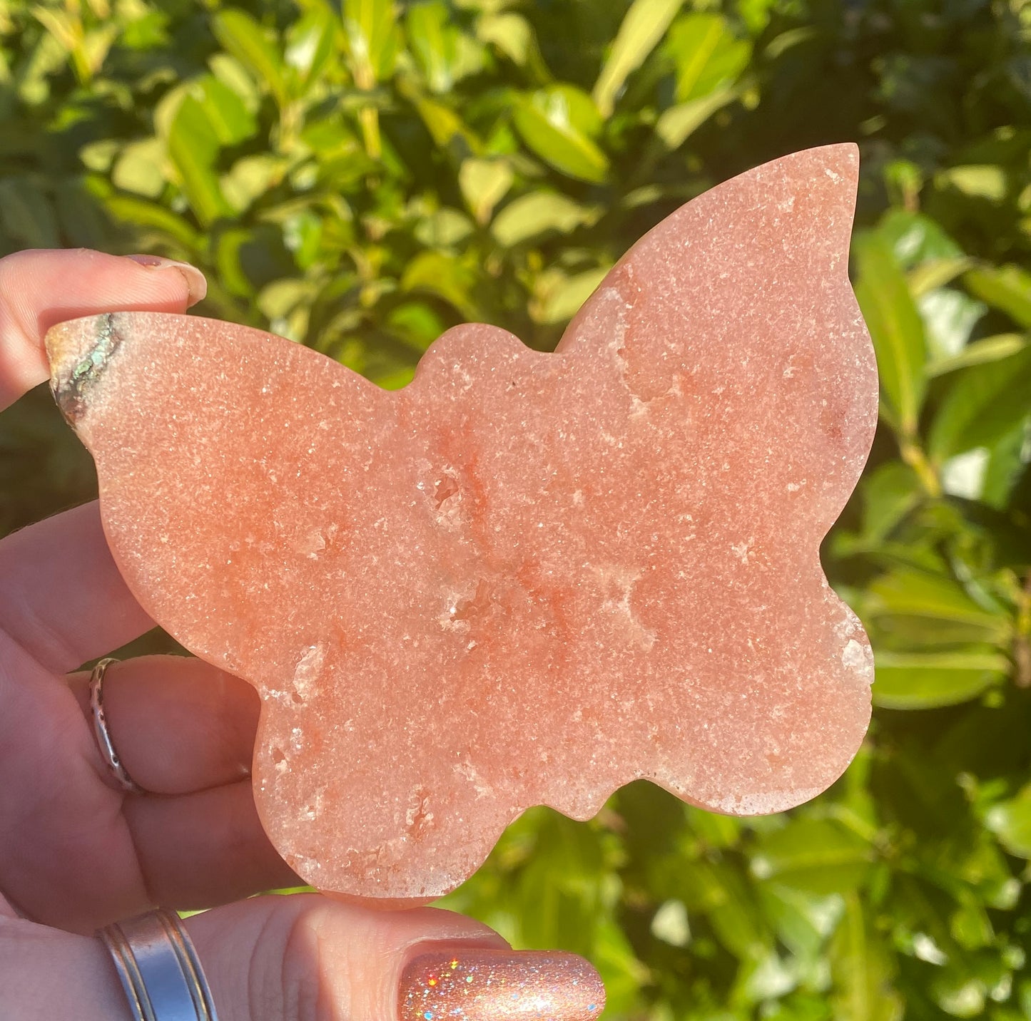 Pink Amethyst Butterfly (High Grade and Sparkly) (RARE)