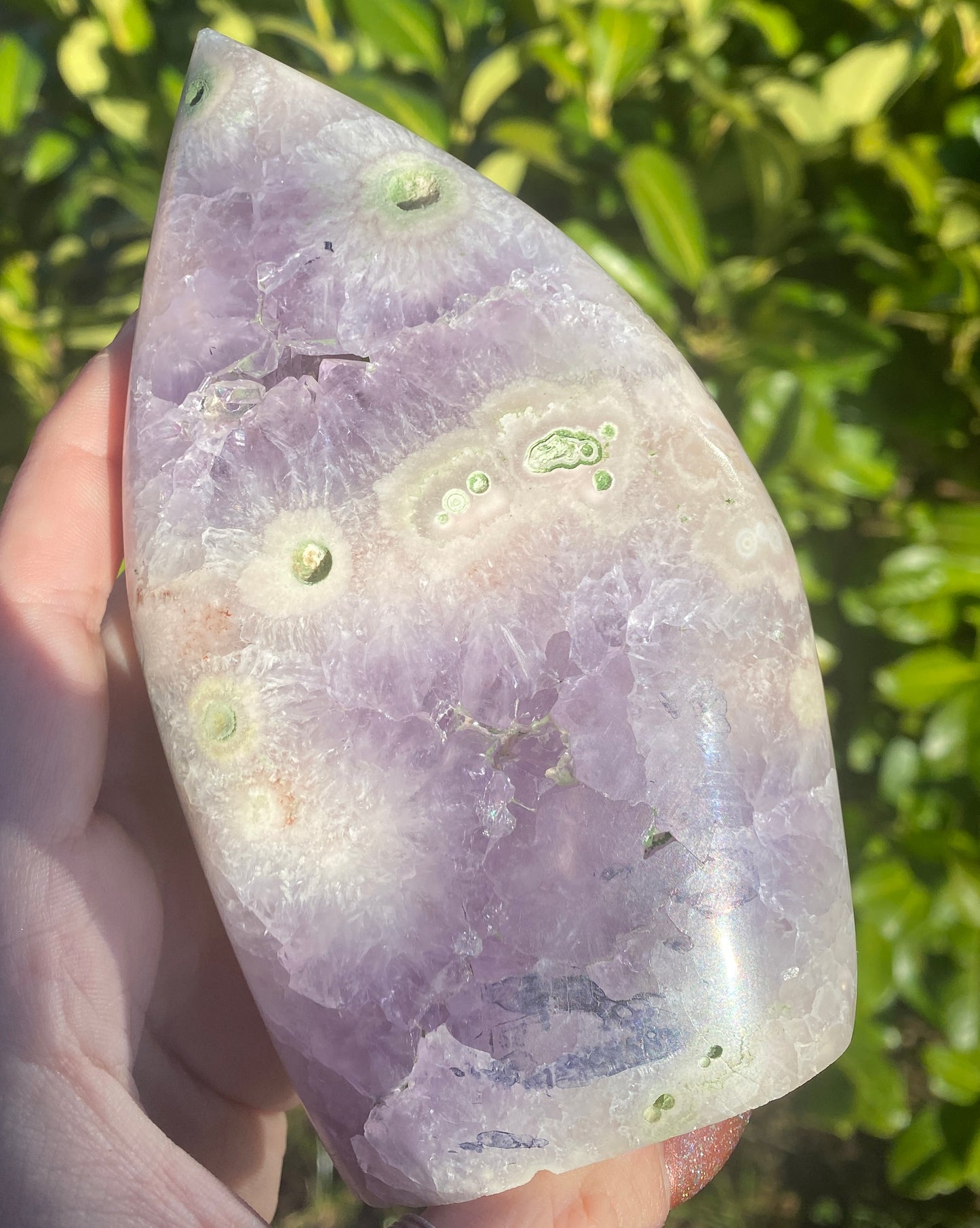 Pink Amethyst X Purple Amethyst X Jasper Flame (RARE) AAA Grade