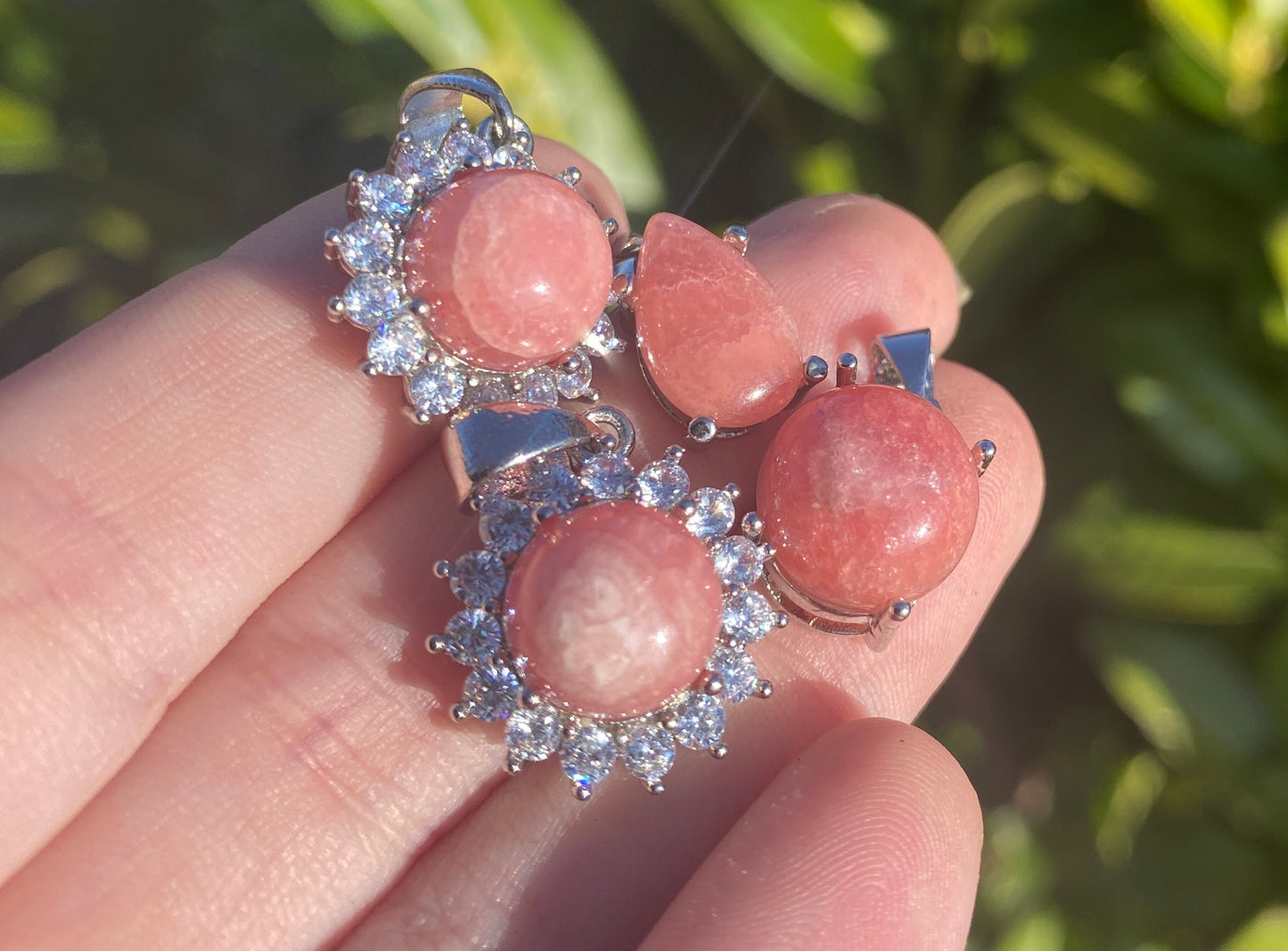 Rhodochrosite Pendants (RARE)