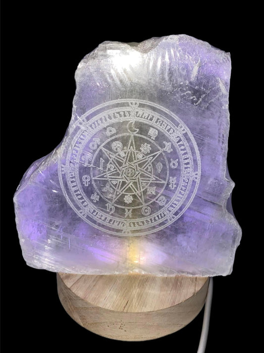 Selenite L.E.D Lamp