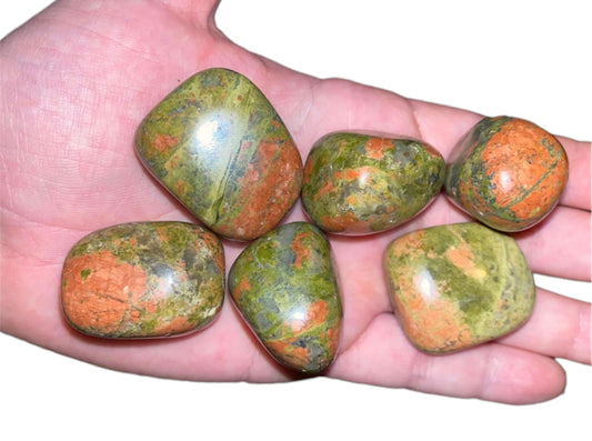 Unakite tumbles (large)